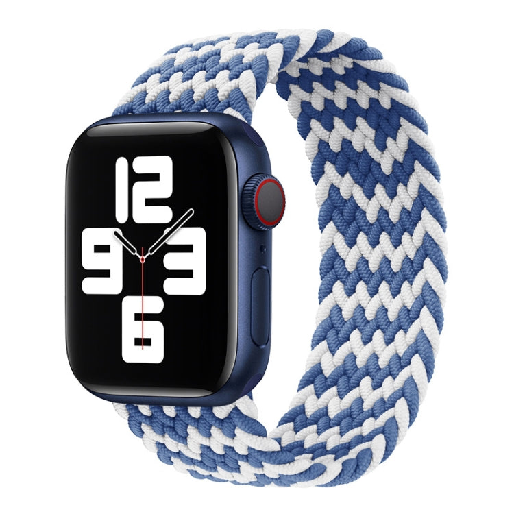 Cinturino intrecciato in nylon a giro singolo per Apple Watch Series 8&7 41mm / SE 2&6&SE&5&4 40mm / 3&2&1 38mm, For Apple Watch Series 8&7 41mm,155mm