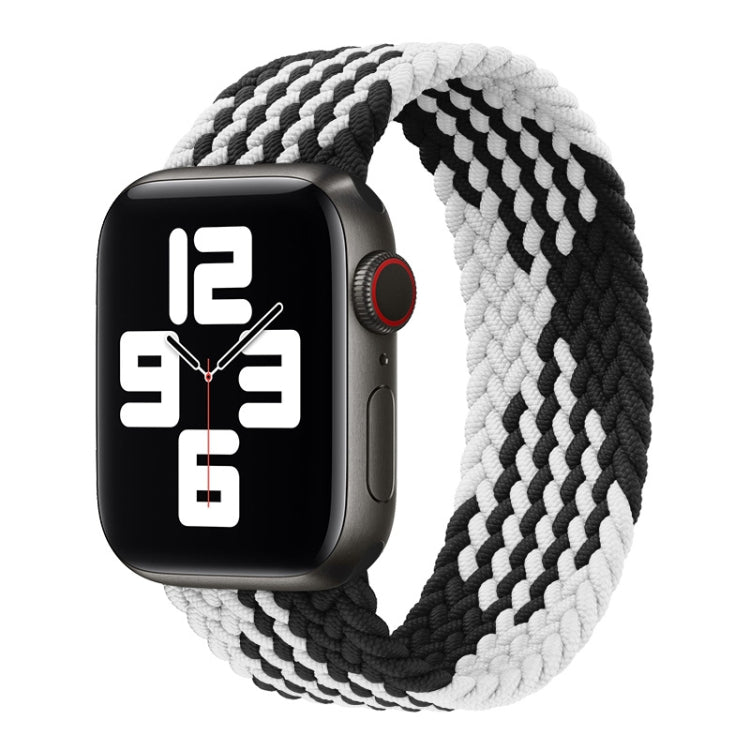 Cinturino intrecciato in nylon a giro singolo per Apple Watch Series 8&7 41mm / SE 2&6&SE&5&4 40mm / 3&2&1 38mm, For Apple Watch Series 8&7 41mm,155mm