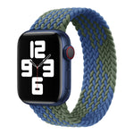 Cinturino intrecciato in nylon a giro singolo per Apple Watch Series 8&7 41mm / SE 2&6&SE&5&4 40mm / 3&2&1 38mm, For Apple Watch Series 8&7 41mm,155mm