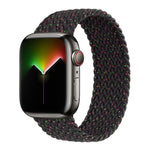 Cinturino intrecciato in nylon a giro singolo per Apple Watch Series 8&7 41mm / SE 2&6&SE&5&4 40mm / 3&2&1 38mm, For Apple Watch Series 8&7 41mm,155mm