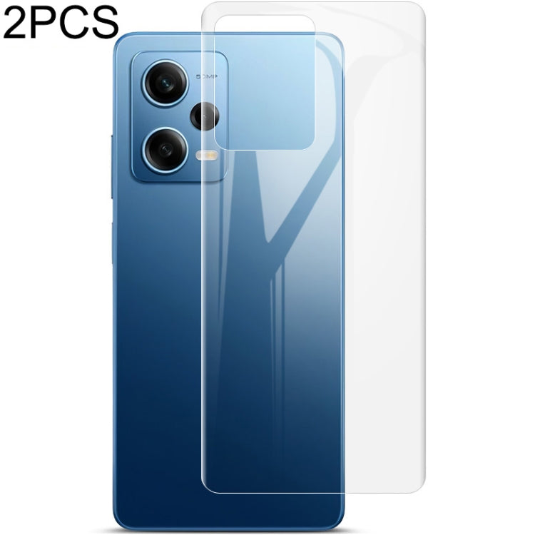 2 pezzi di protezione per schermo intero curvo imak Pellicola idrogel per protezione posteriore, For Xiaomi Redmi Note 12 Pro 5G China/Indian, For Xiaomi Redmi Note 12 Pro+ 5G China/Indian, For Xiaomi 12T/12T Pro/Redmi K50