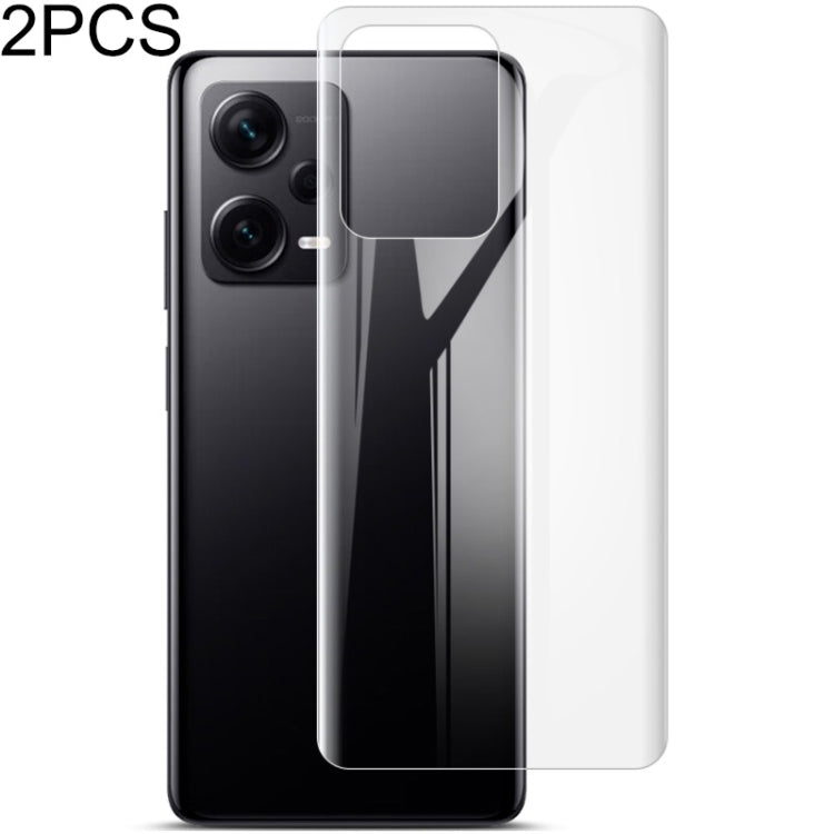 2 pezzi di protezione per schermo intero curvo imak Pellicola idrogel per protezione posteriore, For Xiaomi Redmi Note 12 Pro 5G China/Indian, For Xiaomi Redmi Note 12 Pro+ 5G China/Indian, For Xiaomi 12T/12T Pro/Redmi K50
