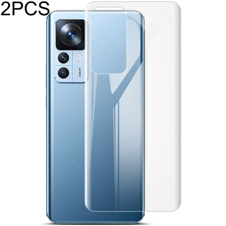 2 pezzi di protezione per schermo intero curvo imak Pellicola idrogel per protezione posteriore, For Xiaomi Redmi Note 12 Pro 5G China/Indian, For Xiaomi Redmi Note 12 Pro+ 5G China/Indian, For Xiaomi 12T/12T Pro/Redmi K50