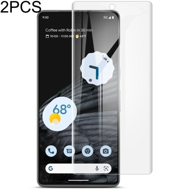 2 protezioni frontali in pellicola idrogel a schermo intero curvo imak, For Xiaomi Redmi Note 12 Pro 5G China/Indian, For Xiaomi Redmi Note 12 Pro+ 5G China/Indian, For Google Pixel 7 Pro, For Google Pixel 7, For Apple Watch Ultra 3 / 2 / 1 49mm       ...