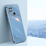 Custodia per telefono in TPU elettrolitico 6D con bordo dritto XINLI, For Xiaomi Poco M4 5G, For Xiaomi Poco M4 Pro, For Xiaomi Poco C40