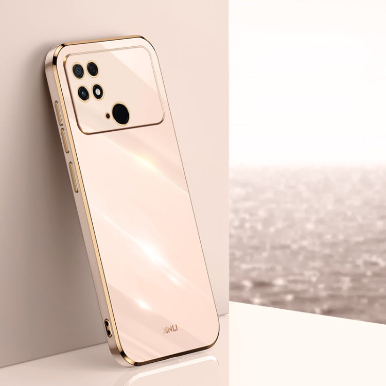 Custodia per telefono in TPU elettrolitico 6D con bordo dritto XINLI, For Xiaomi Poco M4 5G, For Xiaomi Poco M4 Pro, For Xiaomi Poco C40