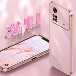 Custodia per telefono in TPU elettrolitico 6D con bordo dritto XINLI, For Xiaomi Poco X4 Pro 5G, For Xiaomi Civi 2, For Xiaomi 13