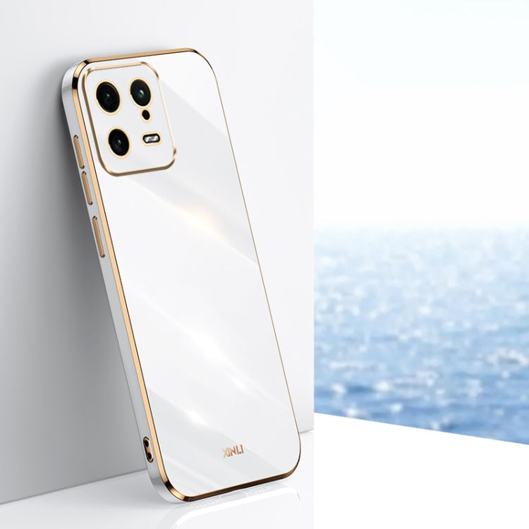 Custodia per telefono in TPU elettrolitico 6D con bordo dritto XINLI, For Xiaomi Poco X4 Pro 5G, For Xiaomi Civi 2, For Xiaomi 13