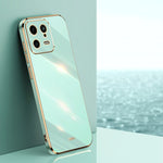 Custodia per telefono in TPU elettrolitico 6D con bordo dritto XINLI, For Xiaomi Poco X4 Pro 5G, For Xiaomi Civi 2, For Xiaomi 13