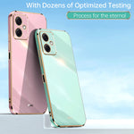 Custodia per telefono in TPU elettrolitico 6D con bordo dritto XINLI, For Xiaomi Redmi Note 12 China, For Xiaomi Redmi Note 12 Pro 5G China, For Xiaomi Redmi Note 12 Pro+ China