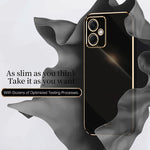 Custodia per telefono in TPU elettrolitico 6D con bordo dritto XINLI, For Xiaomi Redmi Note 12 China, For Xiaomi Redmi Note 12 Pro 5G China, For Xiaomi Redmi Note 12 Pro+ China