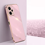 Custodia per telefono in TPU elettrolitico 6D con bordo dritto XINLI, For Xiaomi Redmi Note 12 China, For Xiaomi Redmi Note 12 Pro 5G China, For Xiaomi Redmi Note 12 Pro+ China