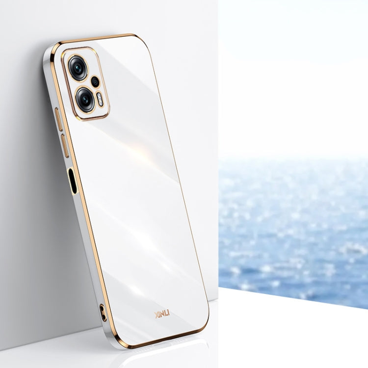 Custodia per telefono in TPU elettrolitico 6D con bordo dritto XINLI, For Xiaomi Redmi Note 11T Pro, For Xiaomi Redmi K50, For Xiaomi Redmi K50 Ultra