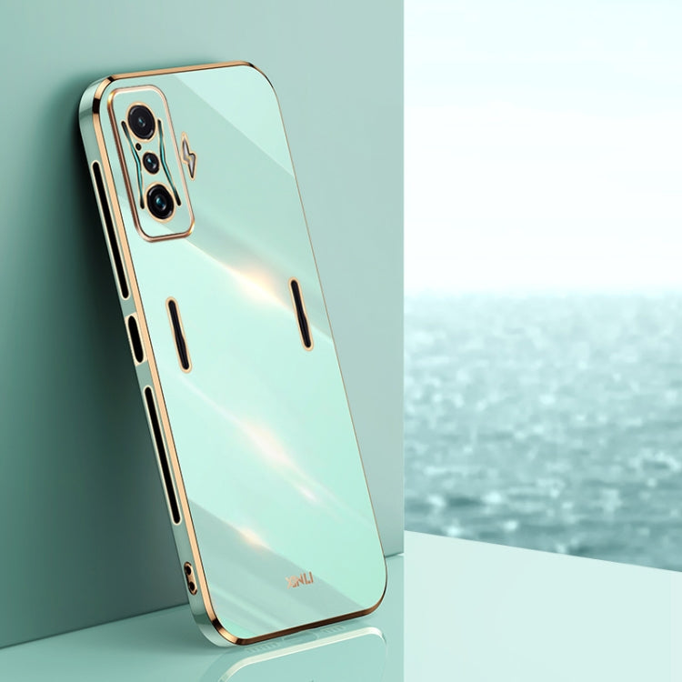 Custodia per telefono in TPU elettrolitico 6D con bordo dritto XINLI, For Xiaomi Redmi K50 Pro, For Xiaomi Redmi K50 Gaming, For Xiaomi Redmi A1 4G