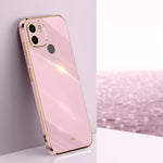 Custodia per telefono in TPU elettrolitico 6D con bordo dritto XINLI, For Xiaomi Redmi A1+, For Xiaomi Redmi 10A, For Xiaomi Redmi 10C