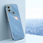 Custodia per telefono in TPU elettrolitico 6D con bordo dritto XINLI, For Xiaomi Redmi A1+, For Xiaomi Redmi 10A, For Xiaomi Redmi 10C