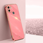 Custodia per telefono in TPU elettrolitico 6D con bordo dritto XINLI, For Xiaomi Redmi A1+, For Xiaomi Redmi 10A, For Xiaomi Redmi 10C