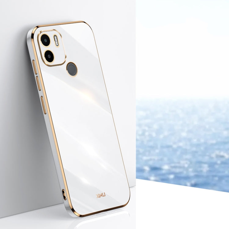 Custodia per telefono in TPU elettrolitico 6D con bordo dritto XINLI, For Xiaomi Redmi A1+, For Xiaomi Redmi 10A, For Xiaomi Redmi 10C