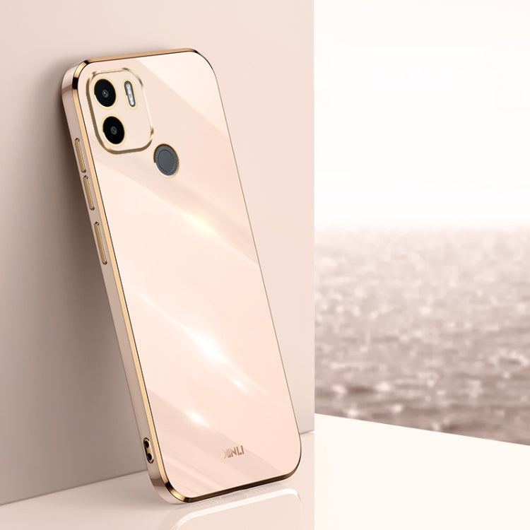 Custodia per telefono in TPU elettrolitico 6D con bordo dritto XINLI, For Xiaomi Redmi A1+, For Xiaomi Redmi 10A, For Xiaomi Redmi 10C