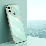 Custodia per telefono in TPU elettrolitico 6D con bordo dritto XINLI, For Xiaomi Redmi A1+, For Xiaomi Redmi 10A, For Xiaomi Redmi 10C