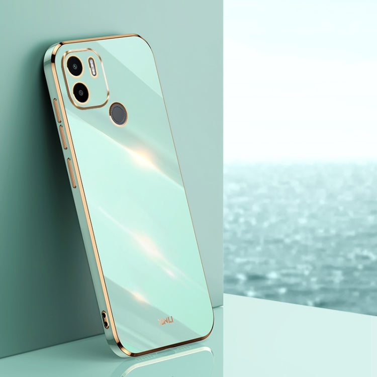 Custodia per telefono in TPU elettrolitico 6D con bordo dritto XINLI, For Xiaomi Redmi A1+, For Xiaomi Redmi 10A, For Xiaomi Redmi 10C