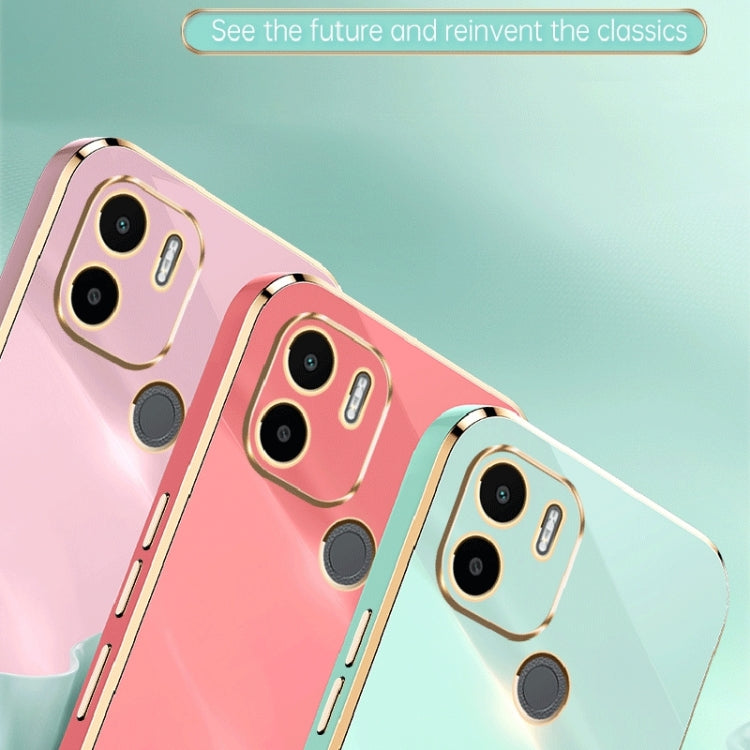 Custodia per telefono in TPU elettrolitico 6D con bordo dritto XINLI, For Xiaomi Redmi A1+, For Xiaomi Redmi 10A, For Xiaomi Redmi 10C