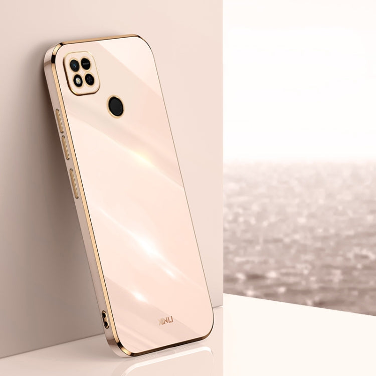 Custodia per telefono in TPU elettrolitico 6D con bordo dritto XINLI, For Xiaomi Redmi A1+, For Xiaomi Redmi 10A, For Xiaomi Redmi 10C