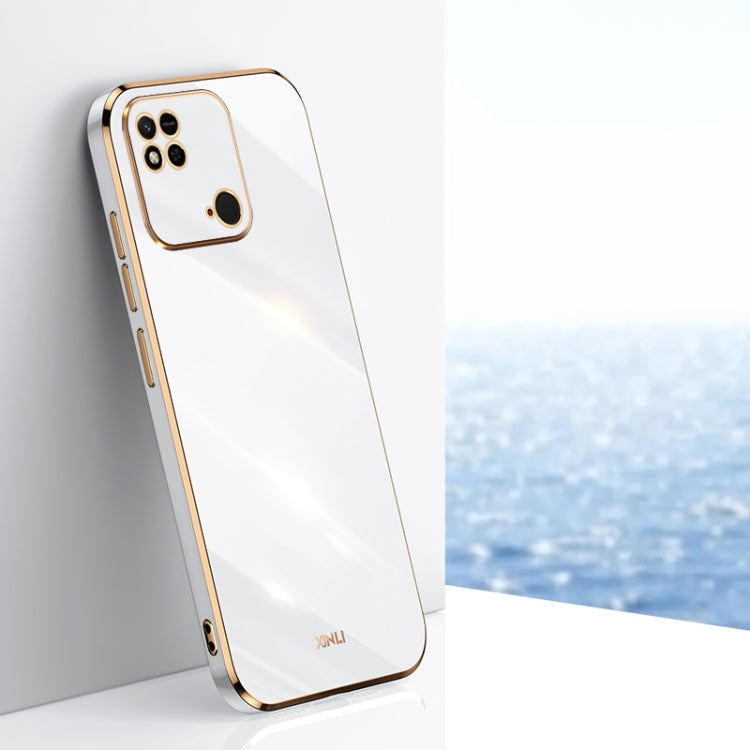 Custodia per telefono in TPU elettrolitico 6D con bordo dritto XINLI, For Xiaomi Redmi A1+, For Xiaomi Redmi 10A, For Xiaomi Redmi 10C