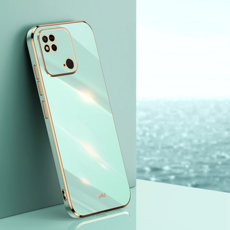 Custodia per telefono in TPU elettrolitico 6D con bordo dritto XINLI, For Xiaomi Redmi A1+, For Xiaomi Redmi 10A, For Xiaomi Redmi 10C