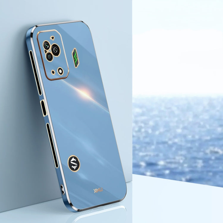 Custodia per telefono in TPU elettrolitico 6D con bordo dritto XINLI, For Xiaomi Black Shark 5, For Xiaomi Black Shark 5 Pro