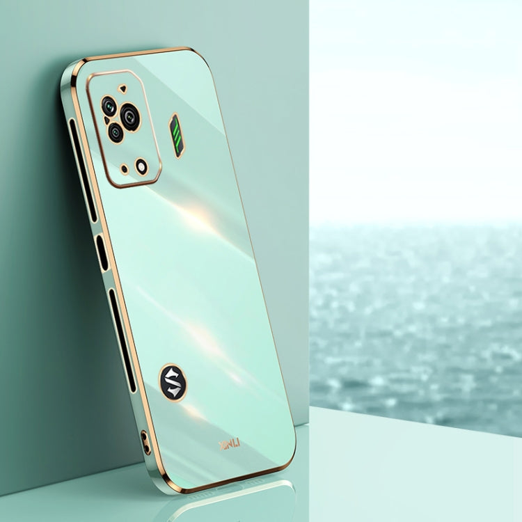 Custodia per telefono in TPU elettrolitico 6D con bordo dritto XINLI, For Xiaomi Black Shark 5, For Xiaomi Black Shark 5 Pro