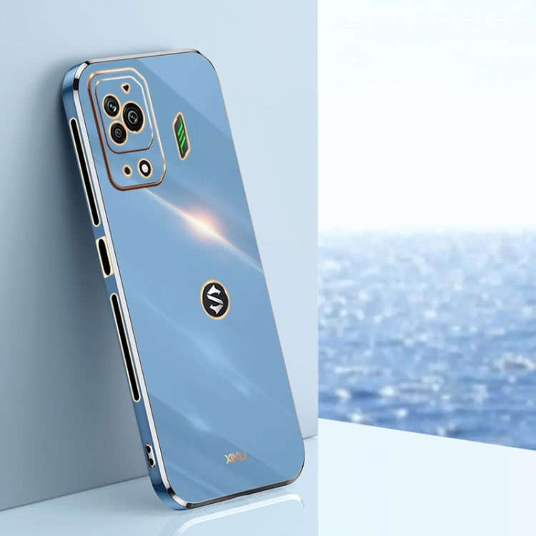 Custodia per telefono in TPU elettrolitico 6D con bordo dritto XINLI, For Xiaomi Black Shark 5, For Xiaomi Black Shark 5 Pro