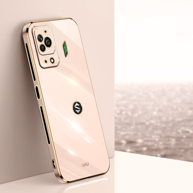 Custodia per telefono in TPU elettrolitico 6D con bordo dritto XINLI, For Xiaomi Black Shark 5, For Xiaomi Black Shark 5 Pro