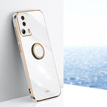 XINLI custodia per telefono in TPU elettrolitico con bordo dritto 6D con supporto per anello, For Xiaomi Poco X4 Pro 5G, For Xiaomi Civi 2, For Xiaomi 13