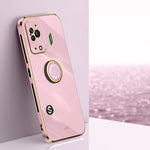 XINLI custodia per telefono in TPU elettrolitico con bordo dritto 6D con supporto per anello, For Xiaomi Black Shark 5, For Xiaomi Black Shark 5 Pro