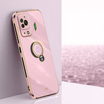 XINLI custodia per telefono in TPU elettrolitico con bordo dritto 6D con supporto per anello, For Xiaomi Black Shark 5, For Xiaomi Black Shark 5 Pro