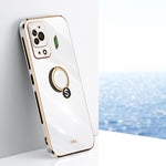 XINLI custodia per telefono in TPU elettrolitico con bordo dritto 6D con supporto per anello, For Xiaomi Black Shark 5, For Xiaomi Black Shark 5 Pro