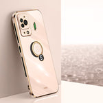 XINLI custodia per telefono in TPU elettrolitico con bordo dritto 6D con supporto per anello, For Xiaomi Black Shark 5, For Xiaomi Black Shark 5 Pro