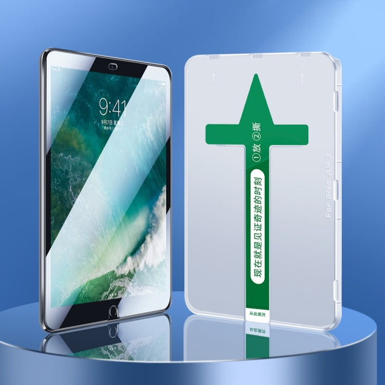 Pellicola in vetro temperato HD da 0,3 mm di facile installazione, For iPad mini 5 / mini 4, For iPad mini 6, For iPad 9.7 2018 / 2017 / Air 2 / Air, For iPad 10.2 2021 / 2020 / 2019, For iPad 10.5 / Air 3 10.5, For iPad Pro 11 2022 / 2021 / 2020 / 201...