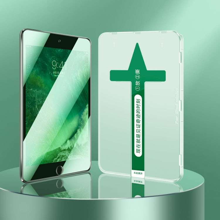 Pellicola in vetro temperato per la protezione degli occhi a luce verde facile da installare da 0,3 mm, For iPad mini 5 / mini 4, For iPad mini 6, For iPad 9.7 2018 / 2017 / Air 2 / Air, For iPad 10.2 2021 / 2020 / 2019, For iPad 10.5 / Air 3 10.5     ...