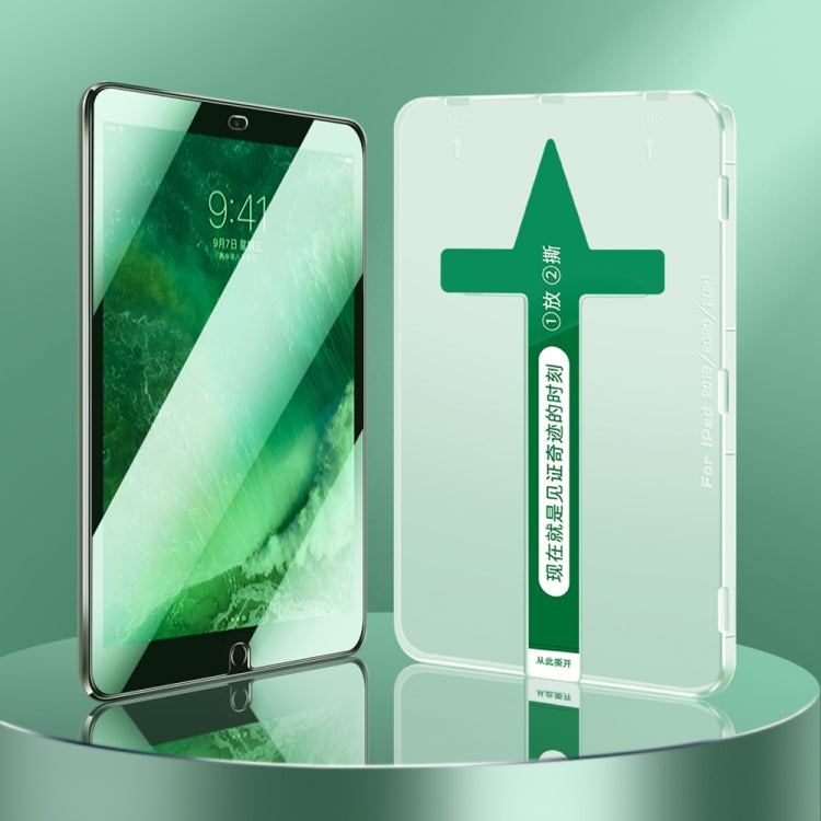 Pellicola in vetro temperato per la protezione degli occhi a luce verde facile da installare da 0,3 mm, For iPad mini 5 / mini 4, For iPad mini 6, For iPad 9.7 2018 / 2017 / Air 2 / Air, For iPad 10.2 2021 / 2020 / 2019, For iPad 10.5 / Air 3 10.5     ...