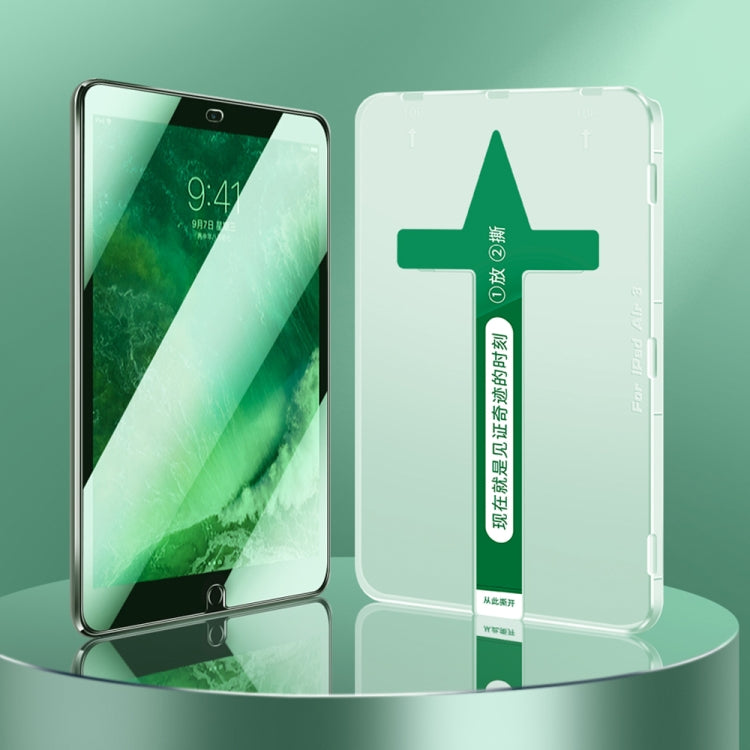 Pellicola in vetro temperato per la protezione degli occhi a luce verde facile da installare da 0,3 mm, For iPad mini 5 / mini 4, For iPad mini 6, For iPad 9.7 2018 / 2017 / Air 2 / Air, For iPad 10.2 2021 / 2020 / 2019, For iPad 10.5 / Air 3 10.5     ...