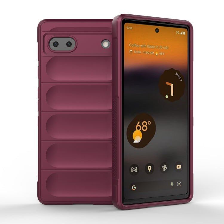 Magic Shield TPU + custodia per telefono in flanella, For Google Pixel 6a