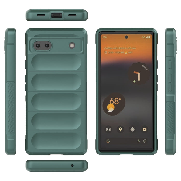 Magic Shield TPU + custodia per telefono in flanella, For Google Pixel 6a
