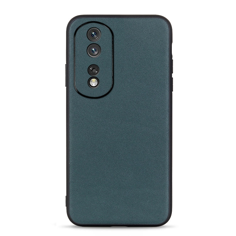 Cassa del telefono in vera pelle con trama in pelle di agnello con foro accurato, For Honor 80, For Honor 80 Pro, For Samsung Galaxy A54 5G