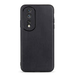 Cassa del telefono in vera pelle con trama in pelle di agnello con foro accurato, For Honor 80, For Honor 80 Pro, For Samsung Galaxy A54 5G