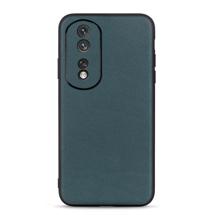 Cassa del telefono in vera pelle con trama in pelle di agnello con foro accurato, For Honor 80, For Honor 80 Pro, For Samsung Galaxy A54 5G