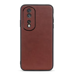 Cassa del telefono in vera pelle con trama in pelle di agnello con foro accurato, For Honor 80, For Honor 80 Pro, For Samsung Galaxy A54 5G
