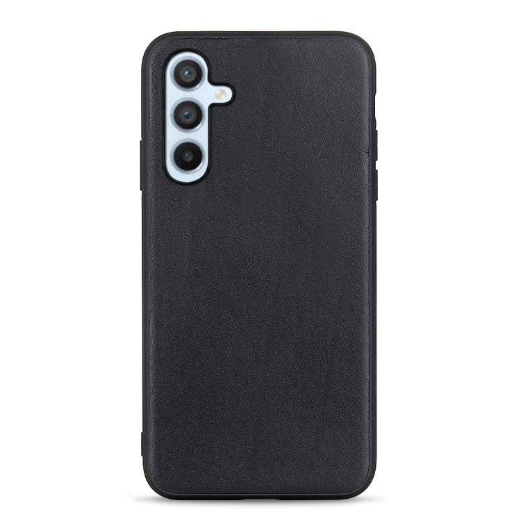 Cassa del telefono in vera pelle con trama in pelle di agnello con foro accurato, For Honor 80, For Honor 80 Pro, For Samsung Galaxy A54 5G