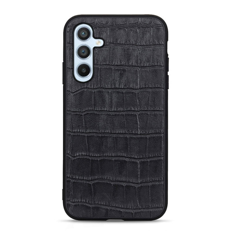 Custodia per telefono in vera pelle con trama di coccodrillo, For Samsung Galaxy A54 5G